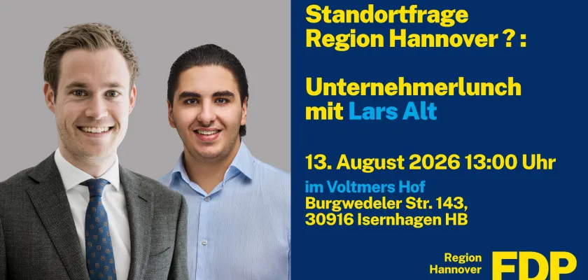 Unternehmerlunch mit Lars Alt